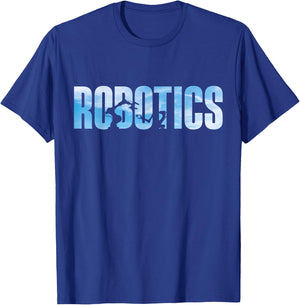 Robot Robotics Engineer Robotics T-Shirt - T-Shirt | Royal
