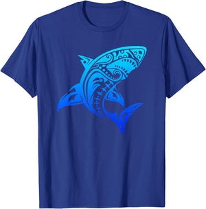 Shark Vintage Retro Throwback Vacation T-Shirt - T-Shirt | Royal