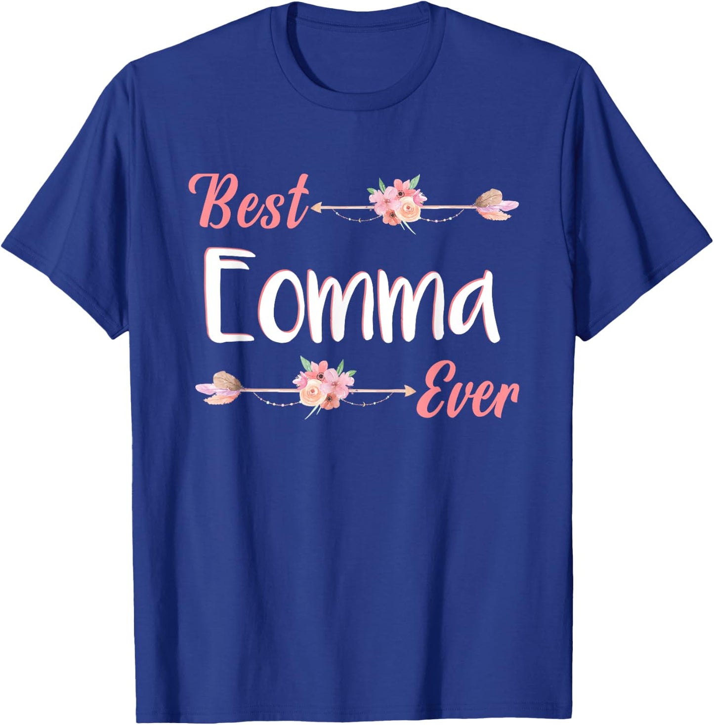 Best Eomma Ever Korean Mom Floral Mother's Day T-Shirt - T-Shirt | Royal
