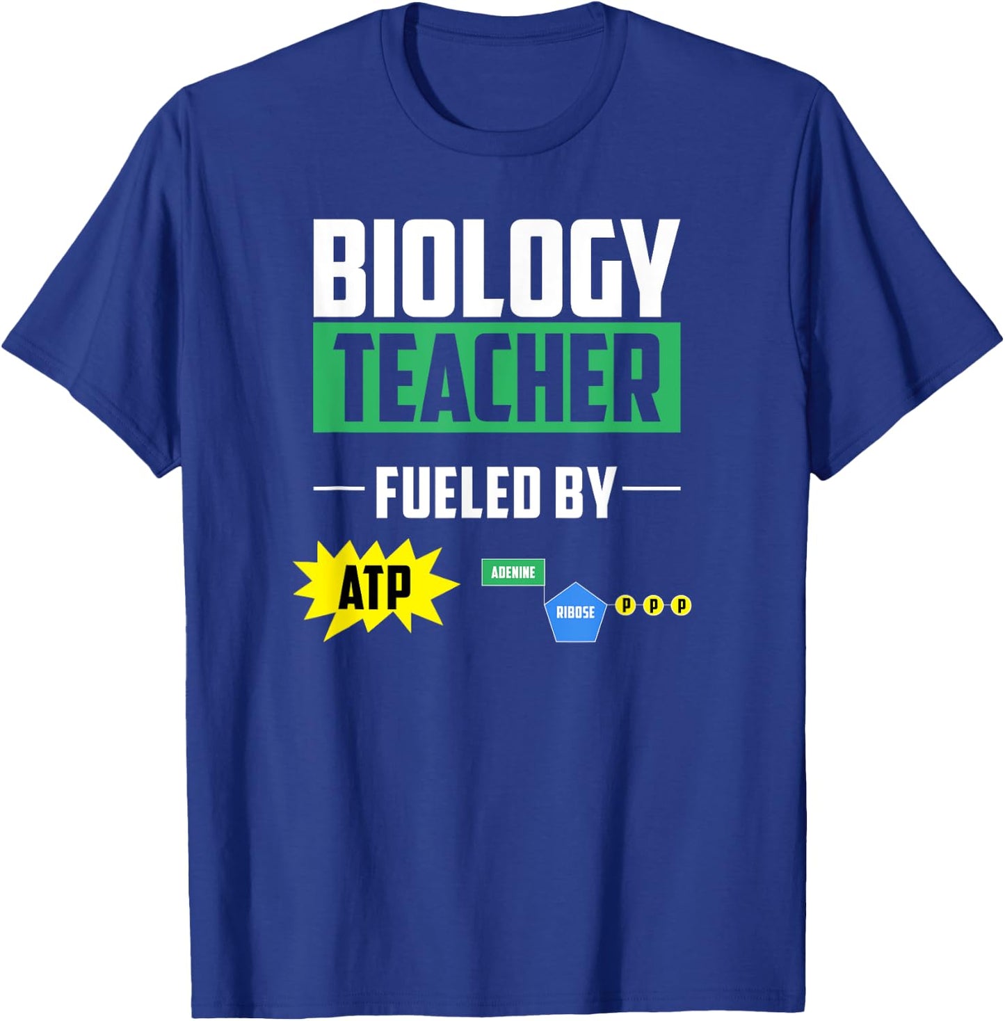 Funny Biology Teacher Chemistry Shirt Men Women Teacher Gift T-Shirt - T-Shirt | Royal