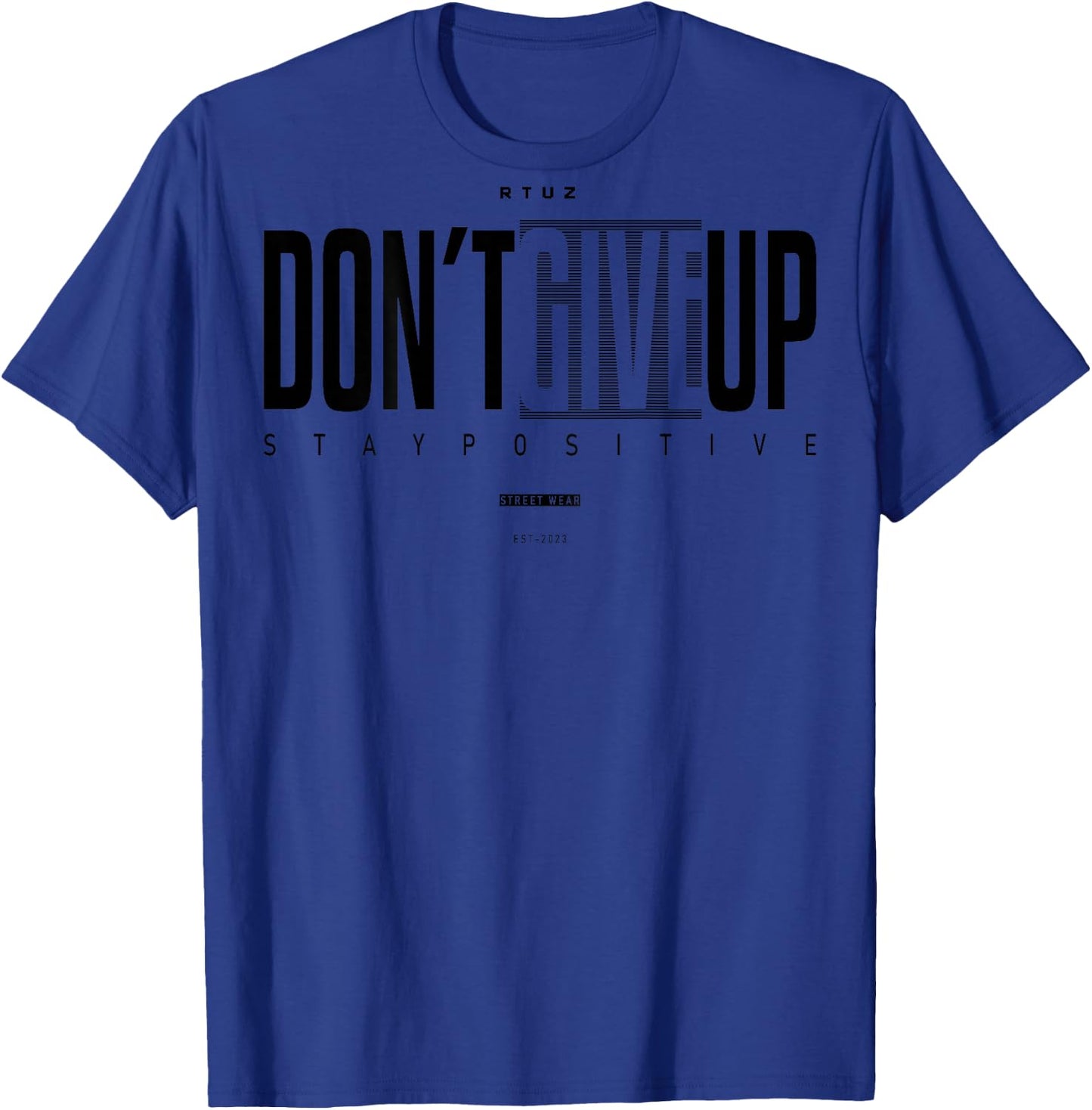 Sports Fitness Slogan Hobby Training Motivation , blue T-Shirt - T-Shirt | Royal