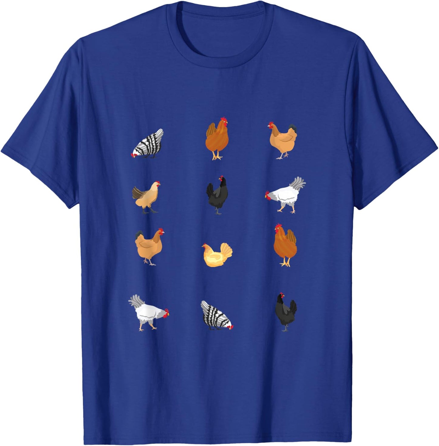 Chicken Lovers Henhouse Farm Chicken Coop T-Shirt - T-Shirt | Royal