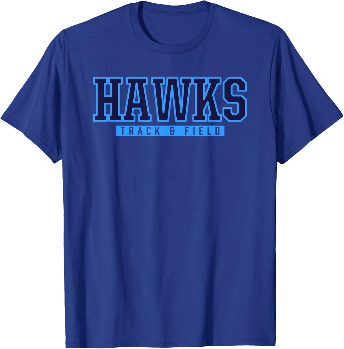 Hockinson Hawks Track & Field T-Shirt - T-Shirt | Royal