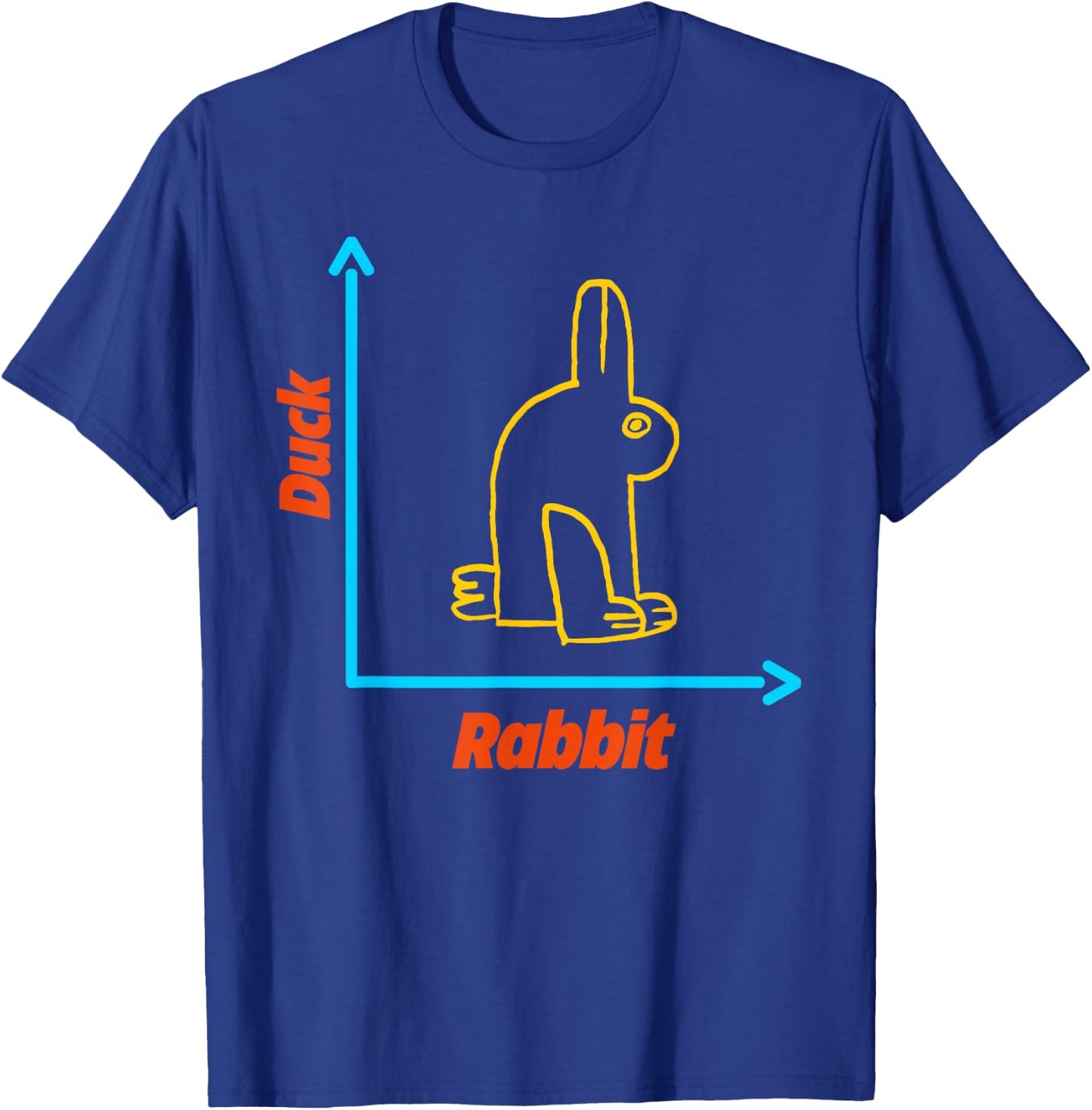 Wittgensteins Rabbit Duck Illusion Physics Nerd Math Geek T-Shirt - T-Shirt | Royal