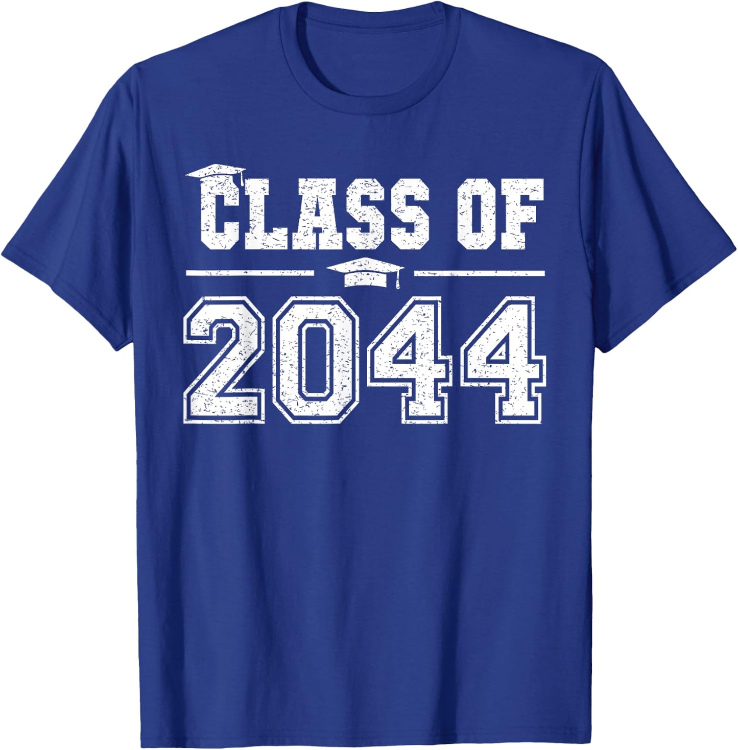 Class of 2044 Grow With Me Graduation First Day of School T-Shirt - T-Shirt | Royal