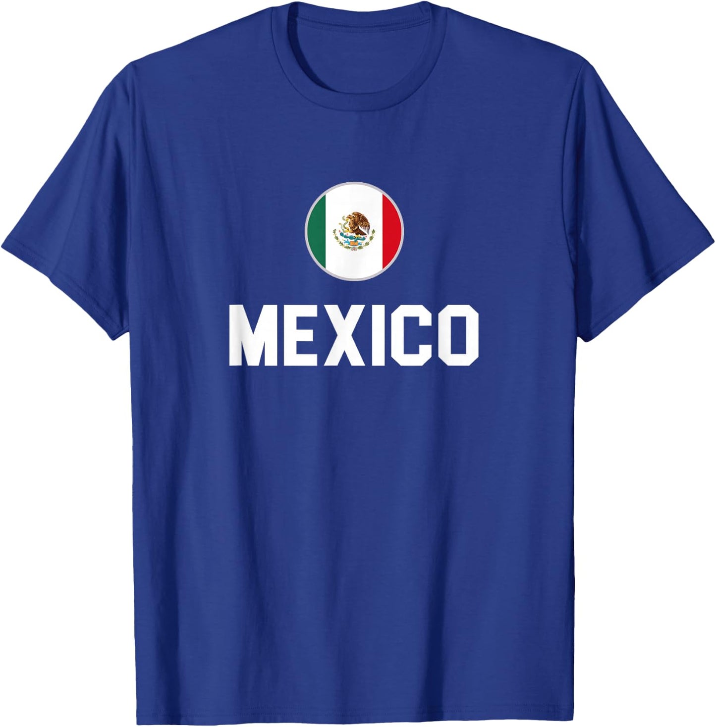 Mexico Mexican Flag Bandera de México Mexicano Proud T-Shirt - T-Shirt | Royal