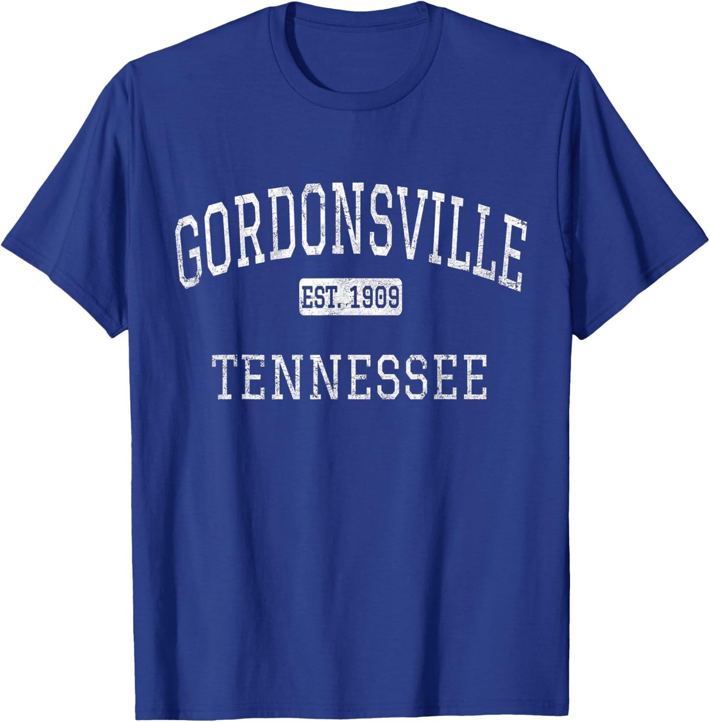 Gordonsville Tennessee TN Vintage T-Shirt - T-Shirt | Royal