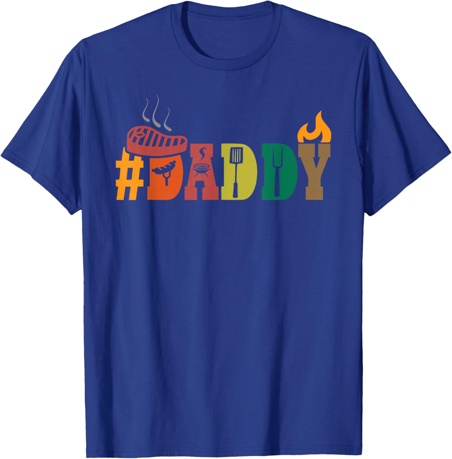 Grilling Parody Dad Papa Husband Men T-Shirt - T-Shirt | Royal