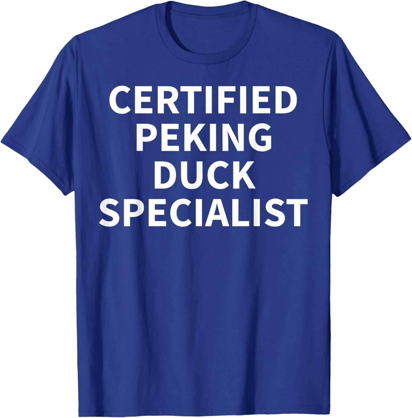 Peking Duck Apparel - Funny Novelty Ducks Design T-Shirt - T-Shirt | Royal