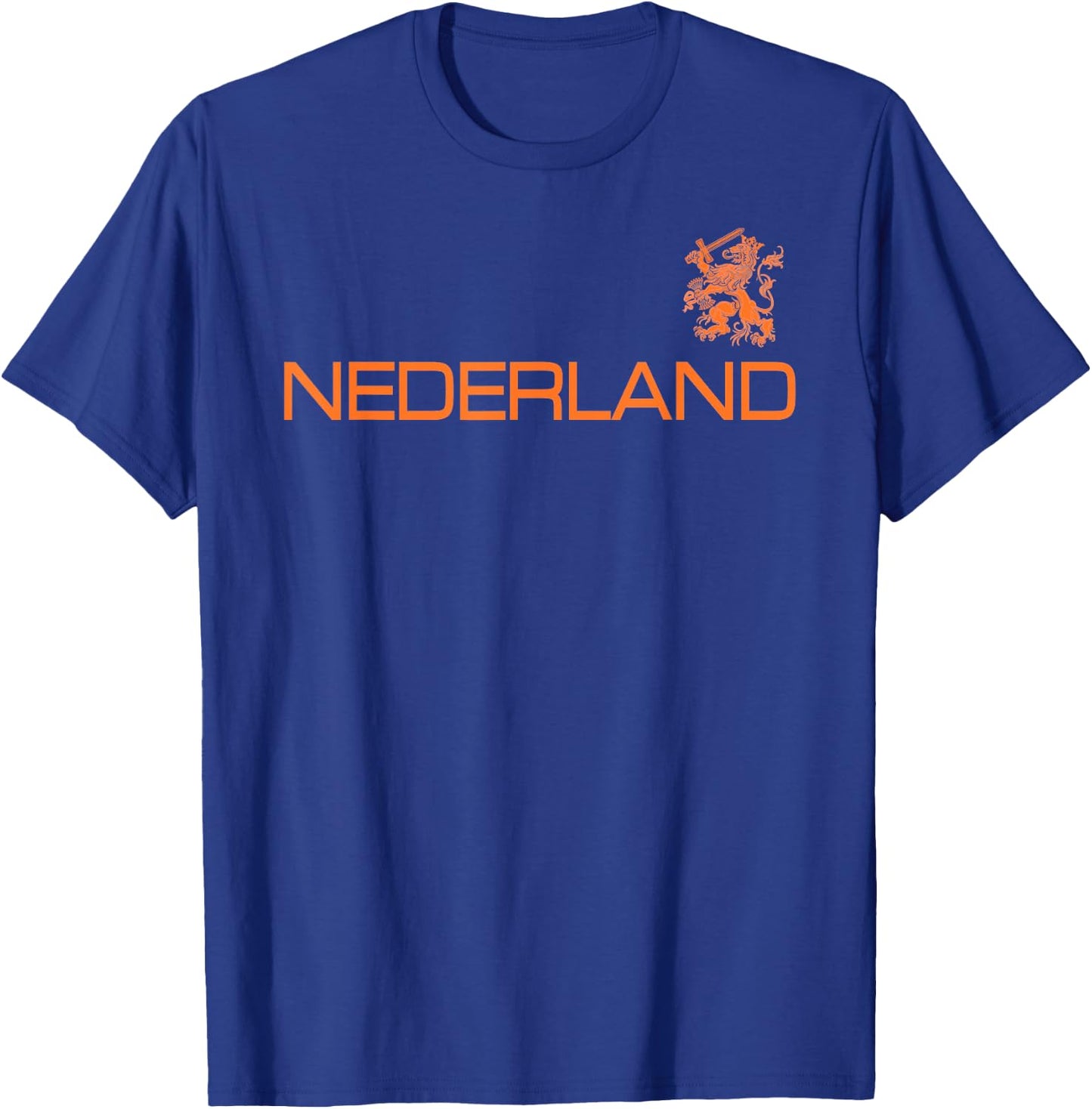 Holland Holland Lion of the Netherlands Holland Orange , Black, S T-Shirt - T-Shirt | Royal