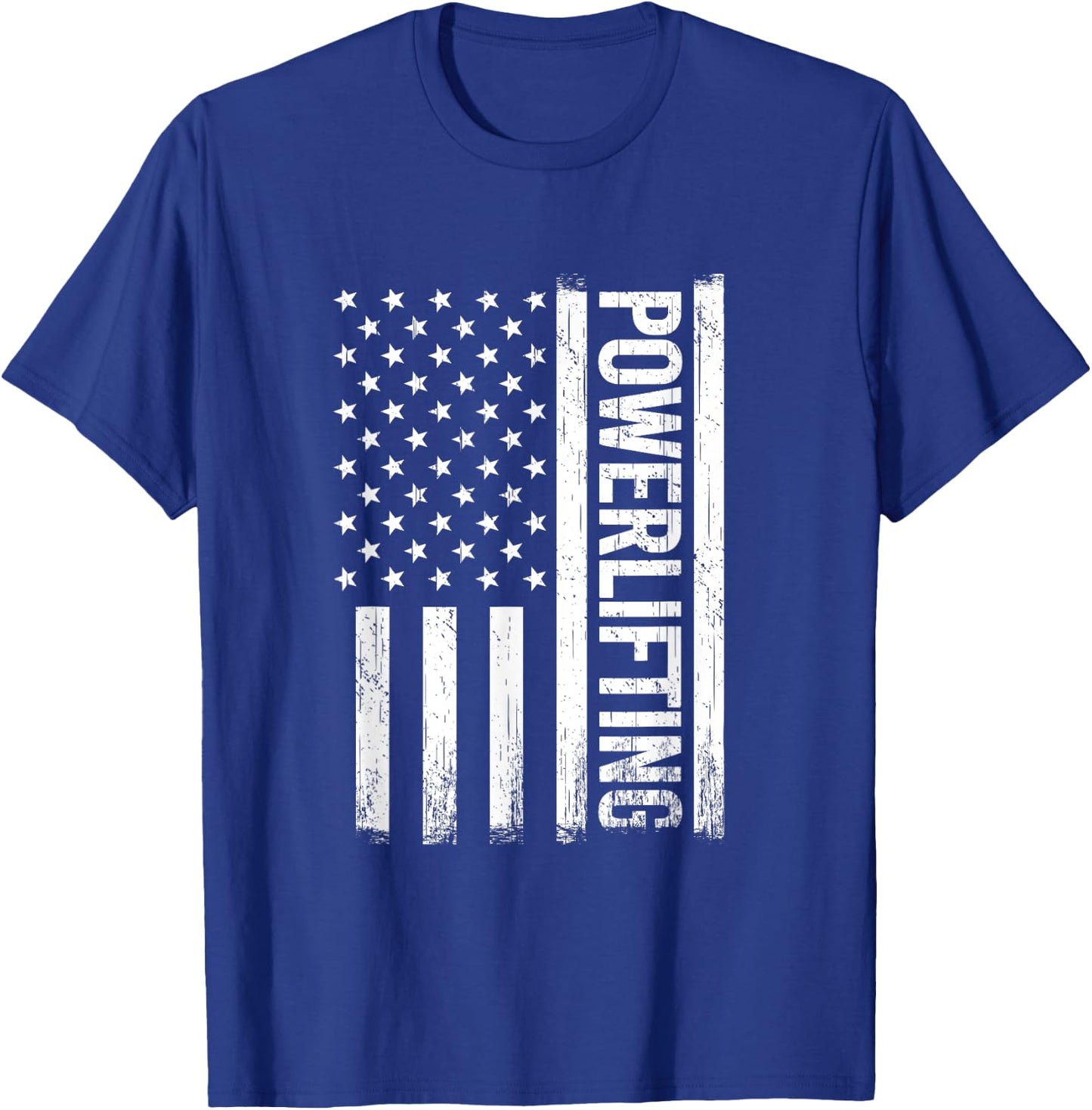 USA gym powerlifter powerlifting weightlifting T-Shirt - T-Shirt | Royal