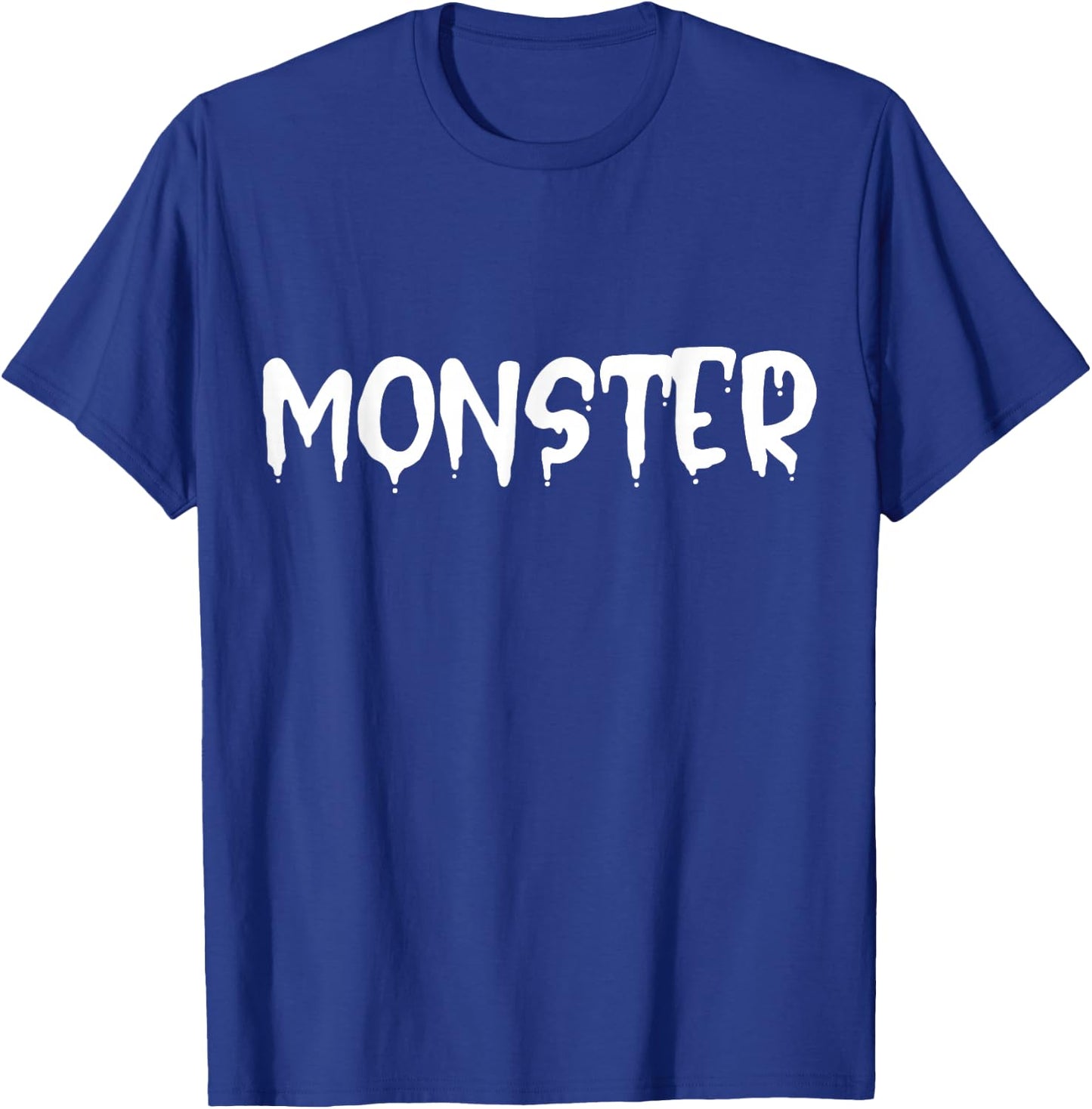 Funny Saying Of MONSTER WORD - Horror Design T-Shirt - T-Shirt | Royal