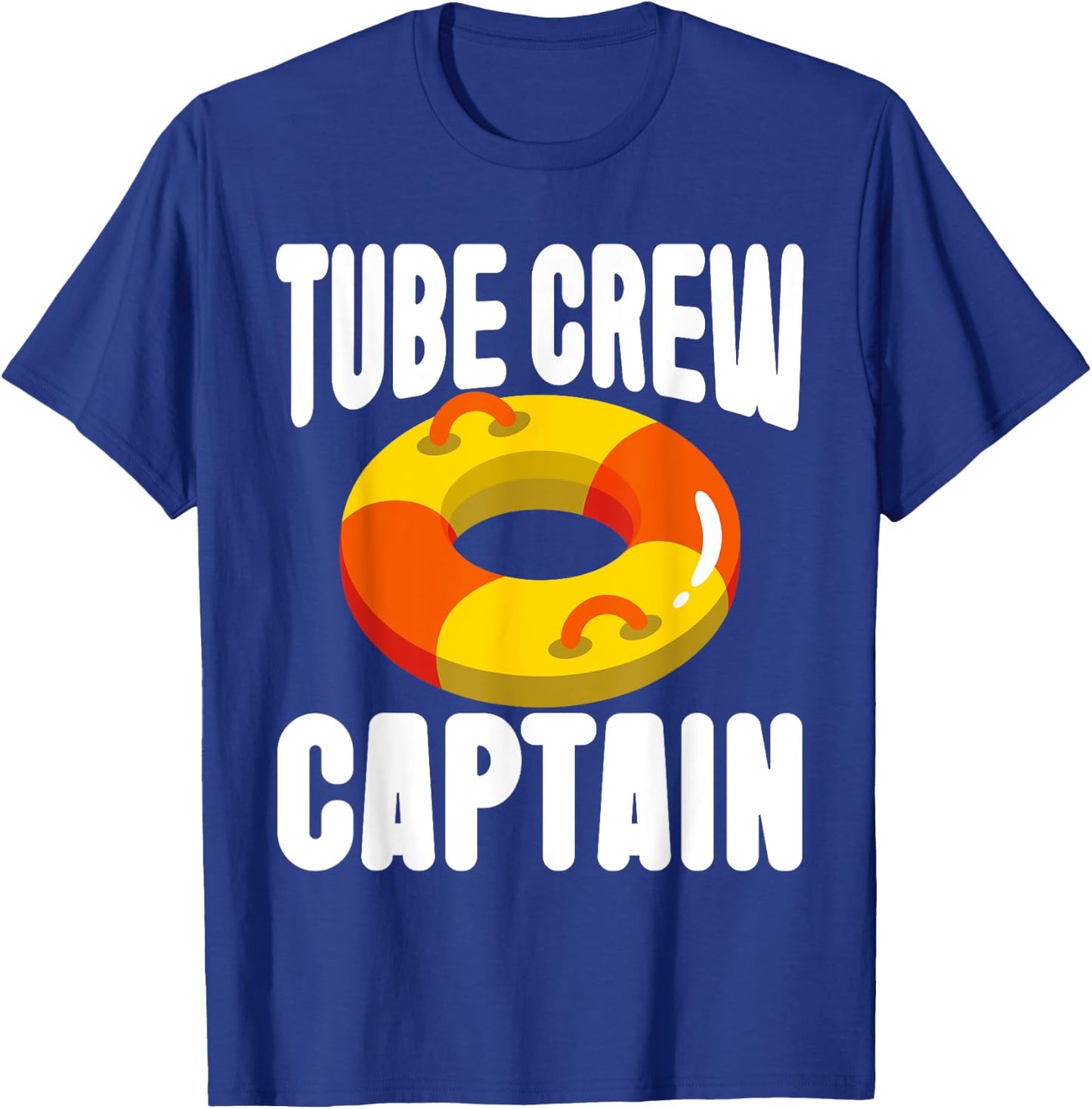 Tube Crew Captain River Tubing T-Shirt - T-Shirt | Royal