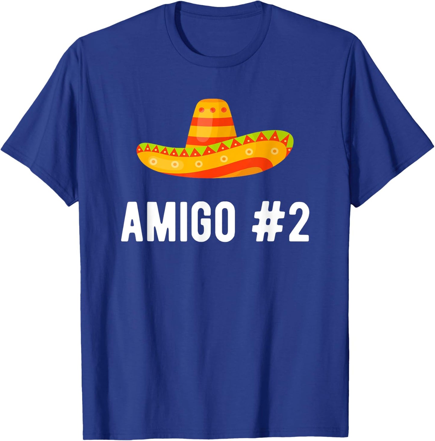 Halloween Group Matching Costume Funny Mexican Amigo #2 T-Shirt - T-Shirt | Royal
