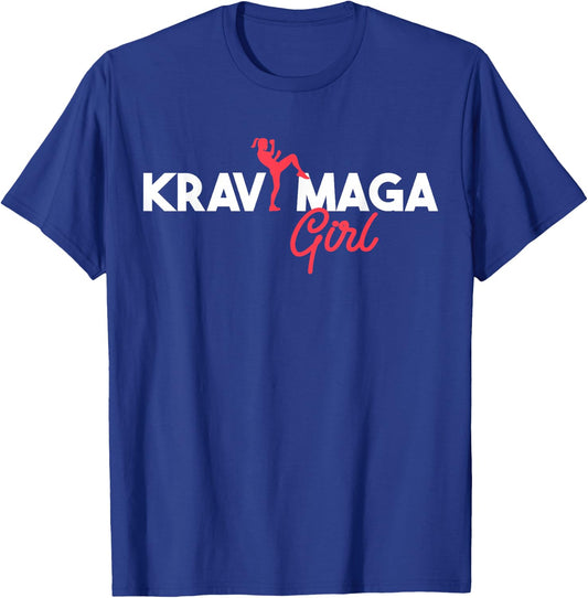 Krav Maga Clothing Israeli Self Defense System Krav Maga Girl , black T-Shirt - T-Shirt | Royal