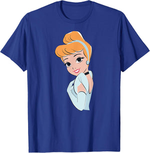 Princess Cinderella Cinderella , Black, S T-Shirt - T-Shirt | Royal