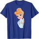 Princess Cinderella Cinderella , Black, S T-Shirt - T-Shirt | Royal