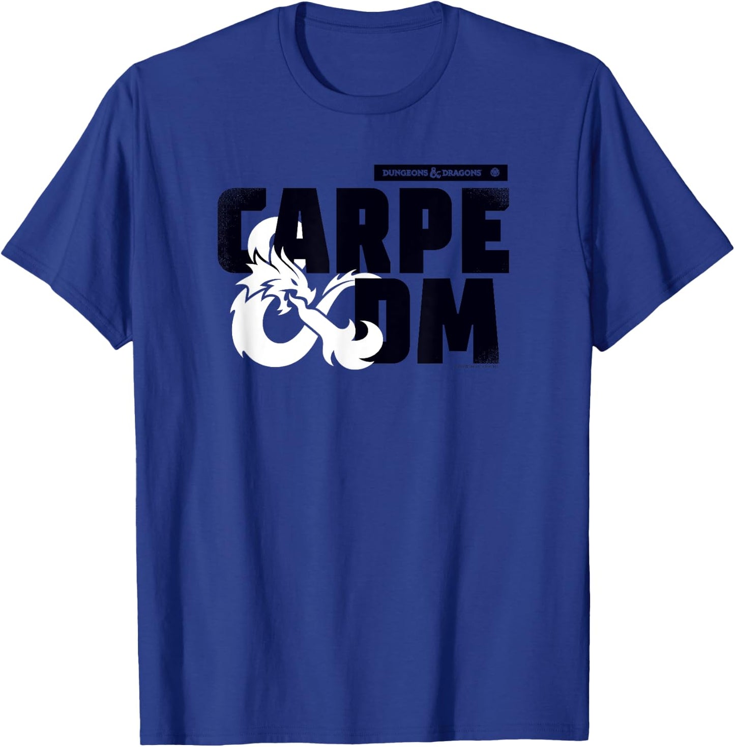 Dungeons & Dragons Carpe Dm Dragon Ampersand Logo , gray T-Shirt - T-Shirt | Royal