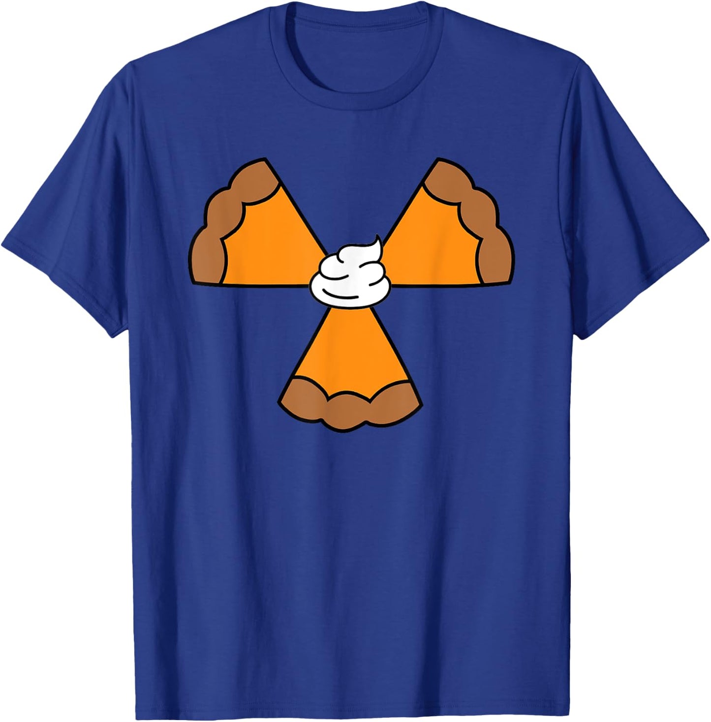 Pumpkin Pie Radiation Symbol Radiology CT Tech Thanksgiving T-Shirt - T-Shirt | Royal
