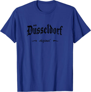Düsseldorf Am Rhein Gothic Design T-Shirt - T-Shirt | Royal
