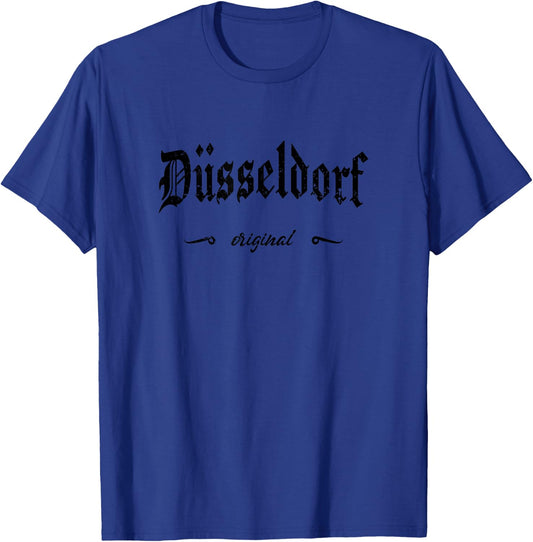 Düsseldorf Am Rhein Gothic Design T-Shirt - T-Shirt | Royal