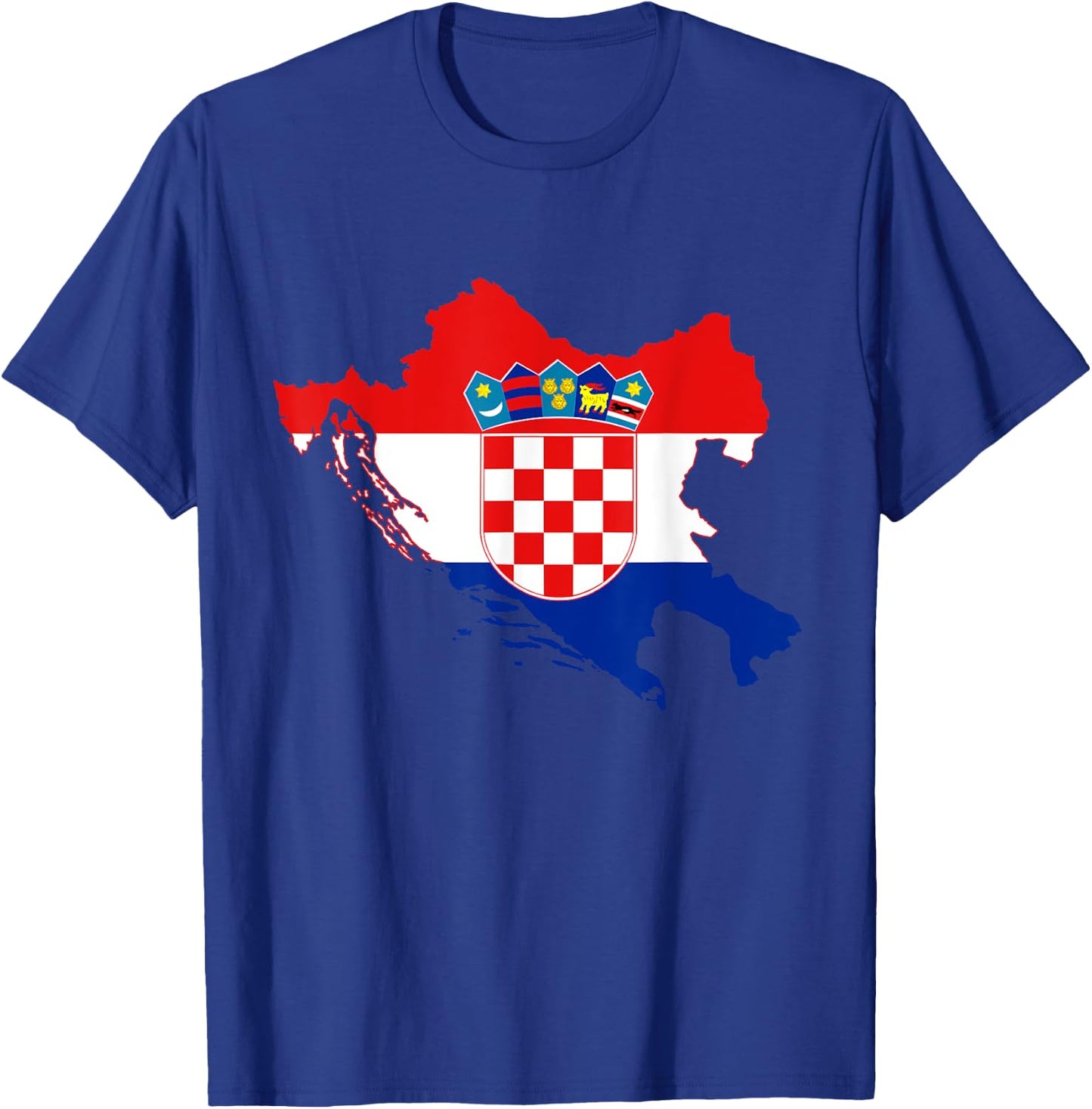 Kroatien , Kroatische Karte, Kroatien Shirts für Damen T-Shirt - T-Shirt | Royal