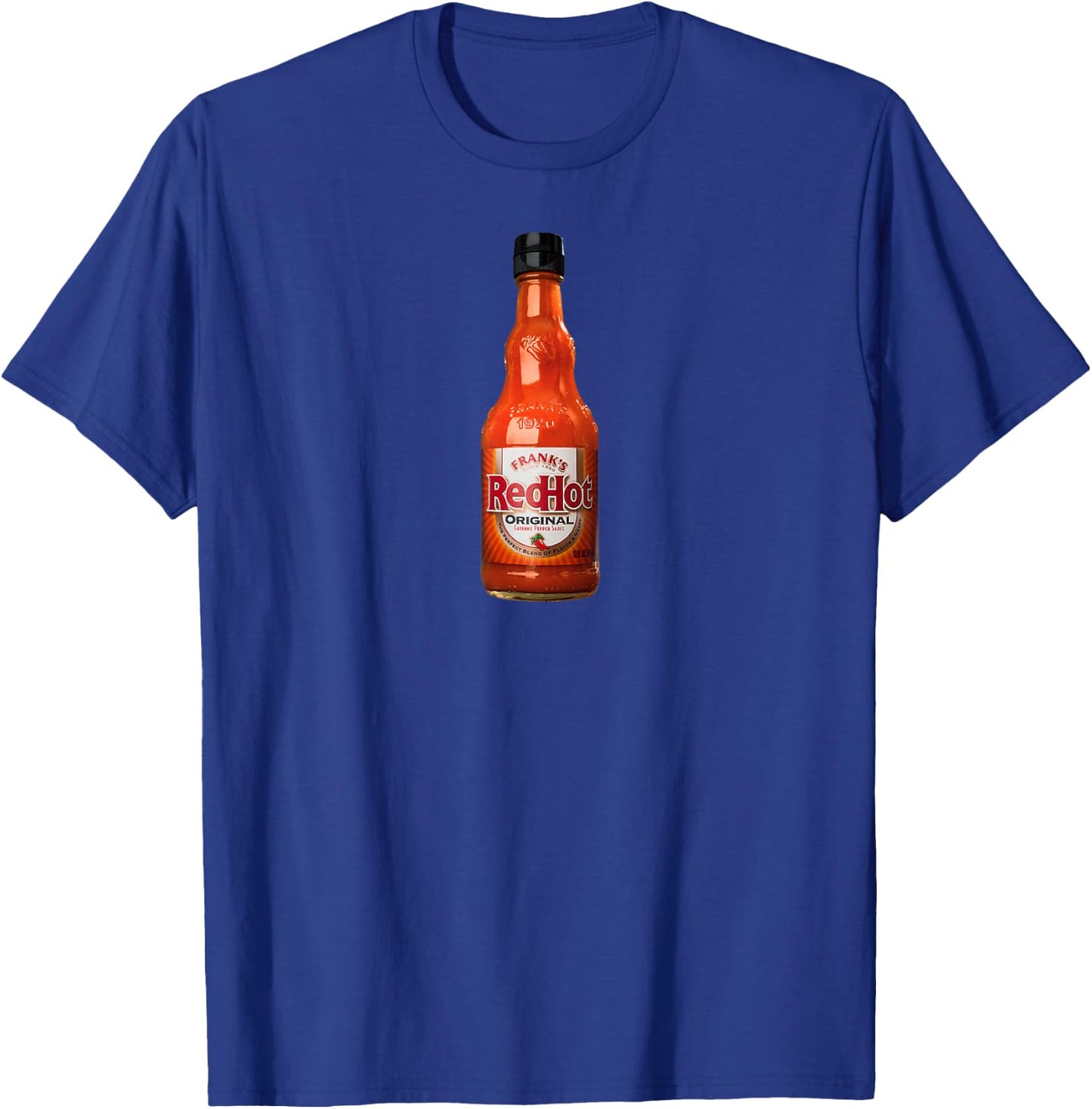Frank's RedHot Bottle T-Shirt - T-Shirt | Royal