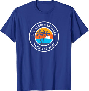 Virgin Islands National Park Retro T Shirt, National Park Gi T-Shirt - T-Shirt | Royal