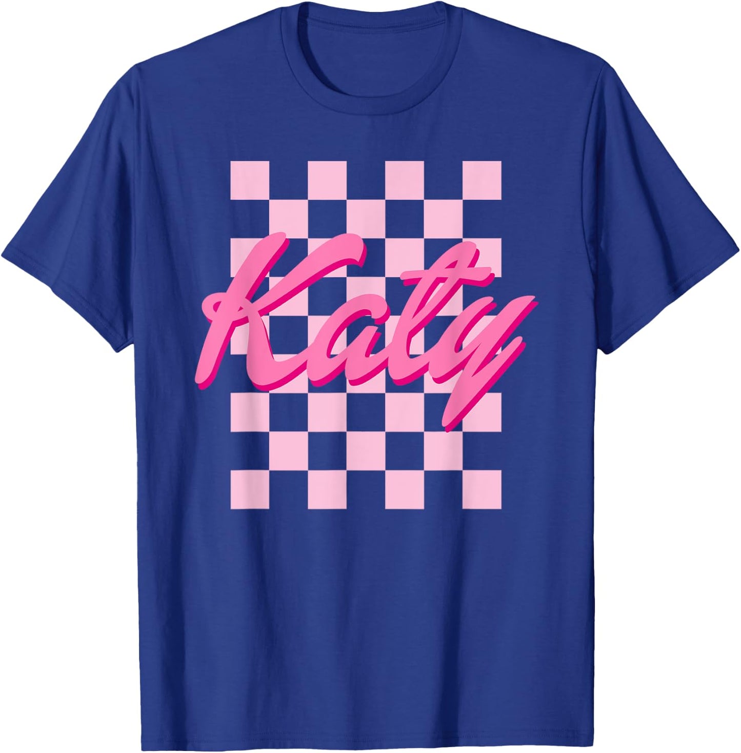 Katy First Name-d Boy Girl Baby Birth-day T-Shirt - T-Shirt | Royal
