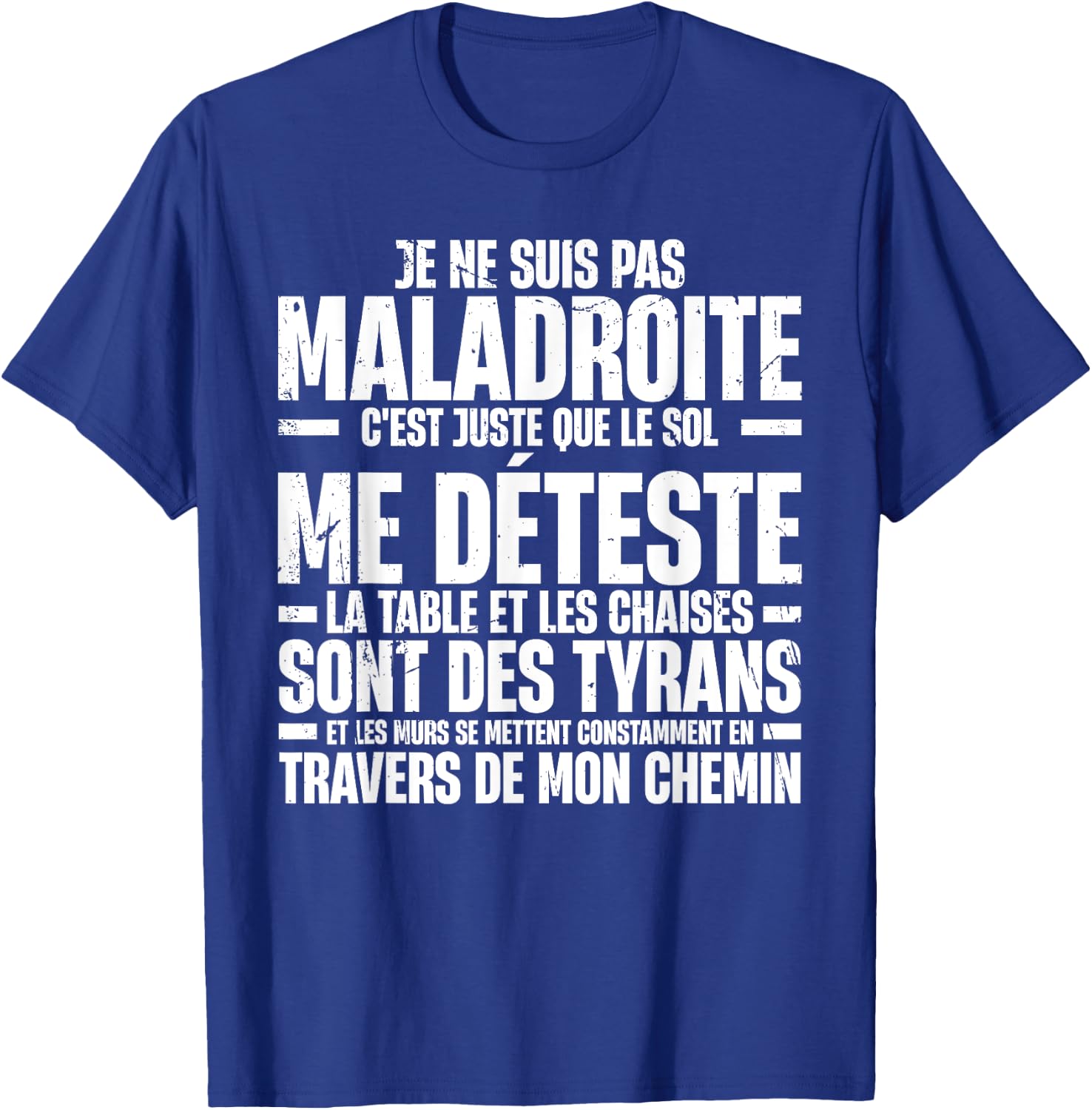 Funny Je Ne Suis Pas Awkward Funny Sarcastic , Black, S T-Shirt - T-Shirt | Royal