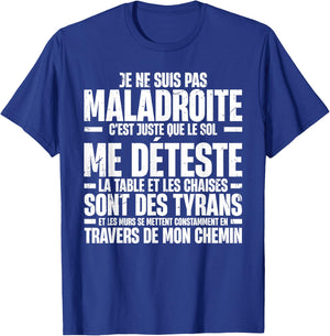 Funny Je Ne Suis Pas Awkward Funny Sarcastic , Black, S T-Shirt - T-Shirt | Royal