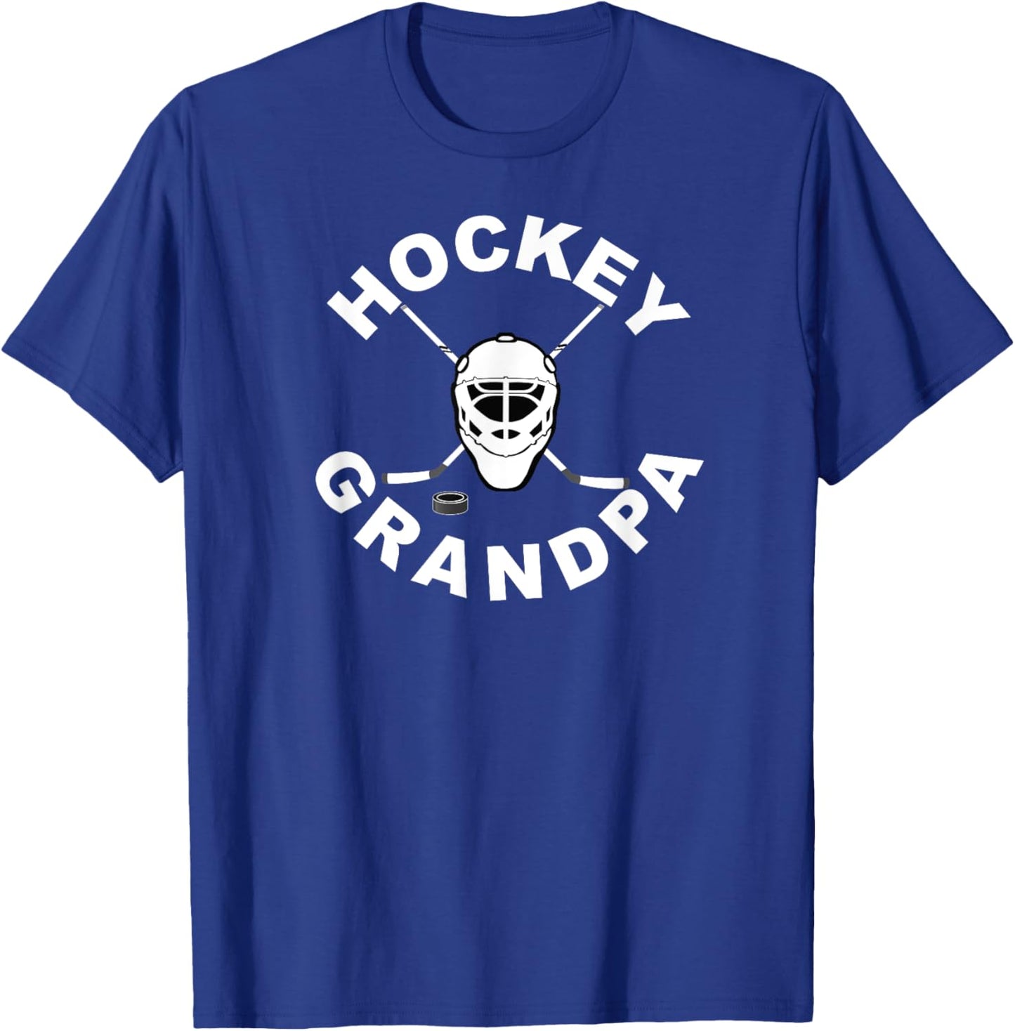 Hockey Grandpa Shirt - Hockey for Grandfathers Gift T-Shirt - T-Shirt | Royal