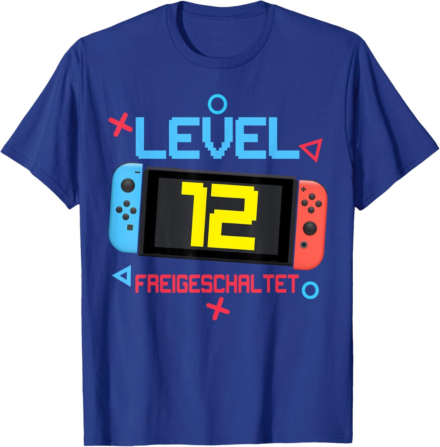 12th Birthday Boy 12 Years Old Level 12 Unlocked , black, S T-Shirt - T-Shirt | Royal