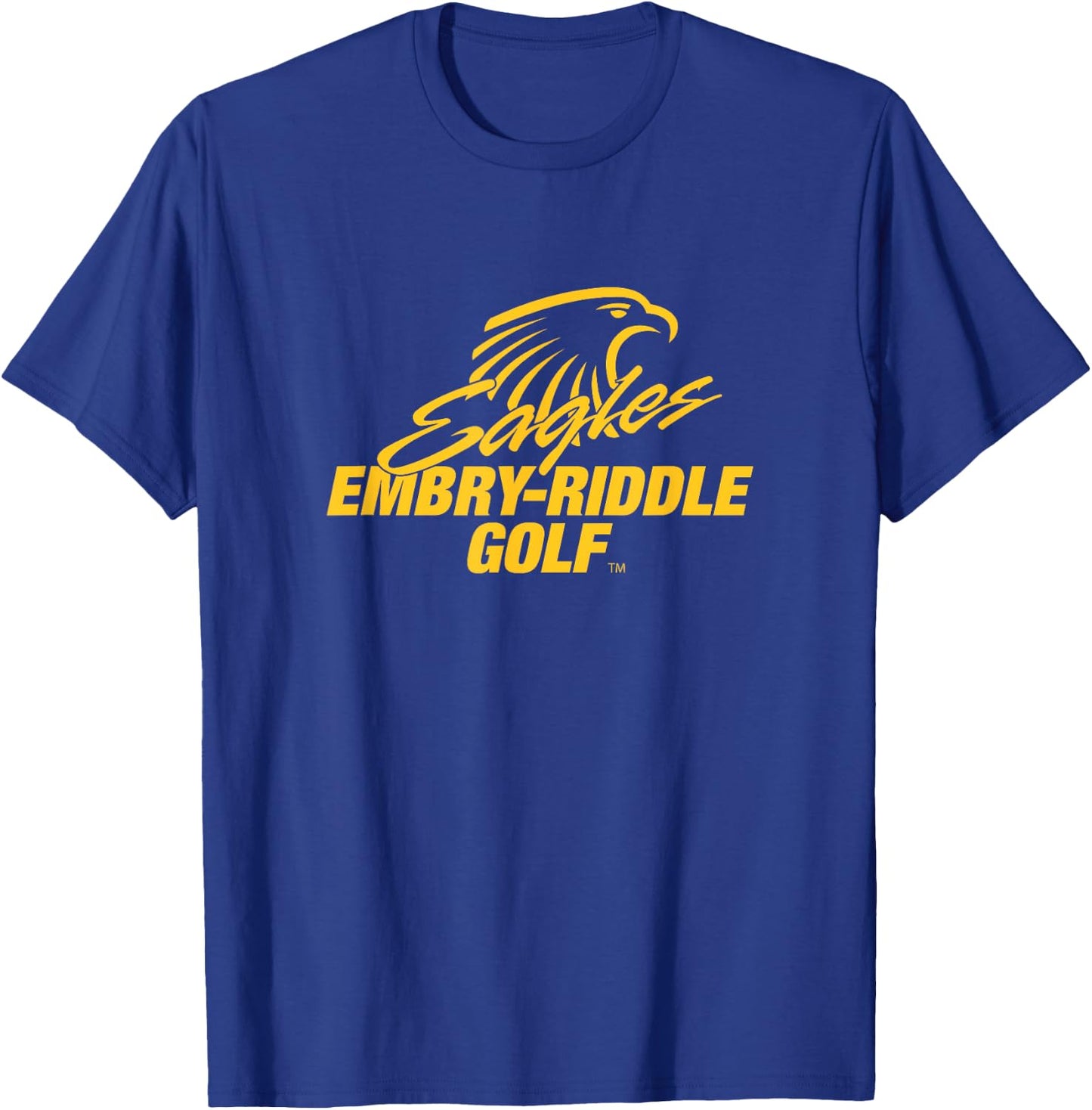 Embry-Riddle Aeronautical Eagles Golf Sports Fan T-Shirt - T-Shirt | Royal