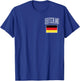 Germany Flag Deutschland Football Soccer Fan Men Women Kids T-Shirt - T-Shirt | Royal