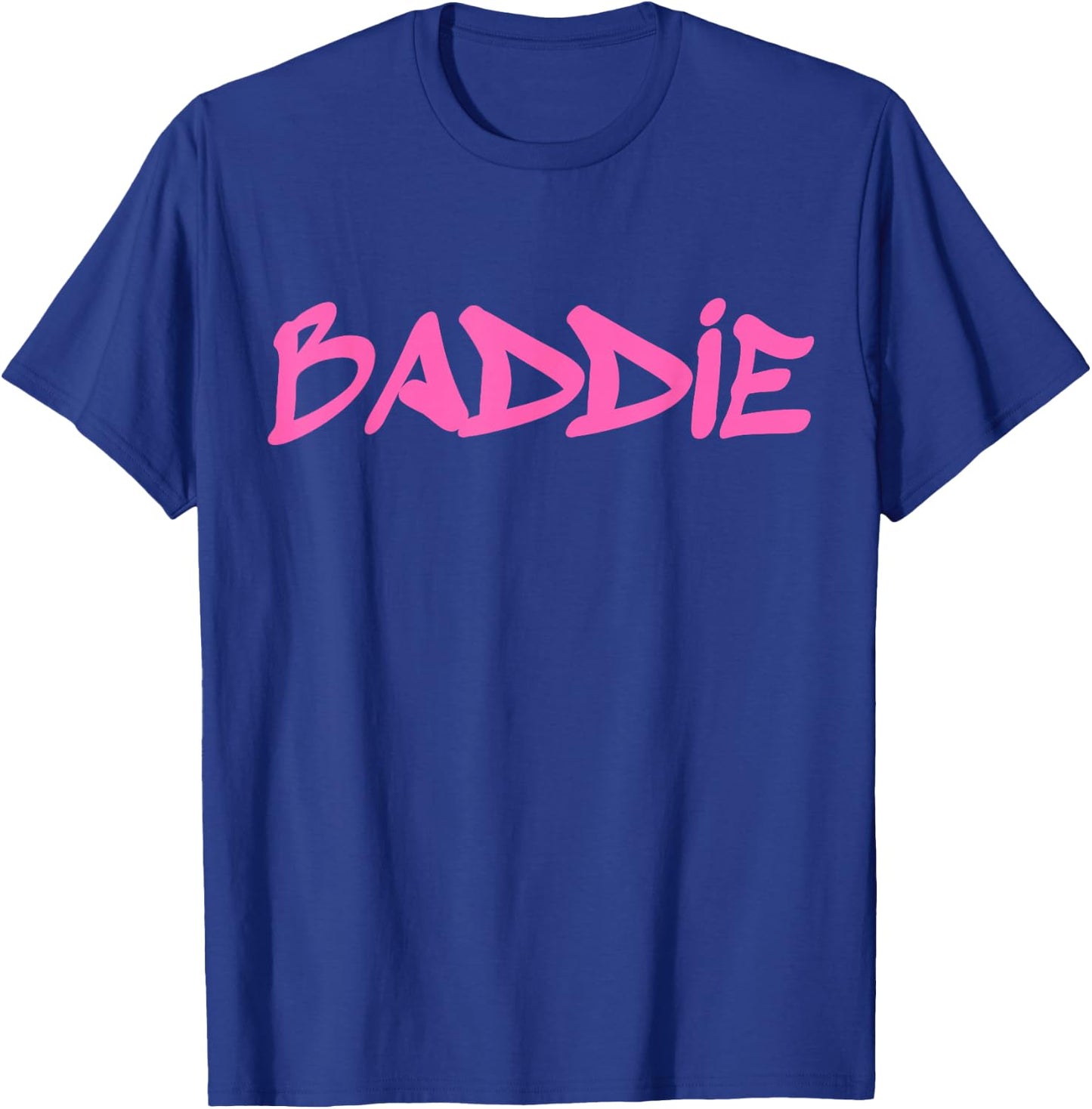 Baddie Aesthetic Pink Graffiti Design Baddies Fandom , black T-Shirt - T-Shirt | Royal