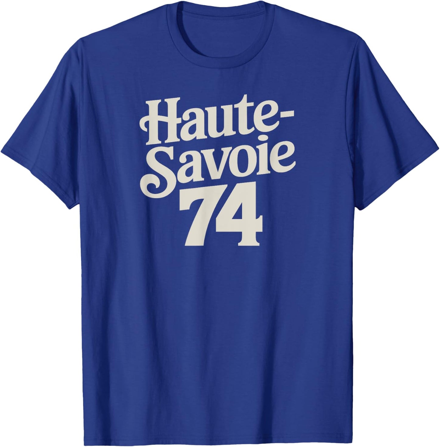 Haute-Savoie 74 , Black, S T-Shirt - T-Shirt | Royal