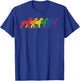 Schnauzer Dog Gay Pride LGBTQ Supporter Rainbow Ally T-Shirt - T-Shirt | Royal