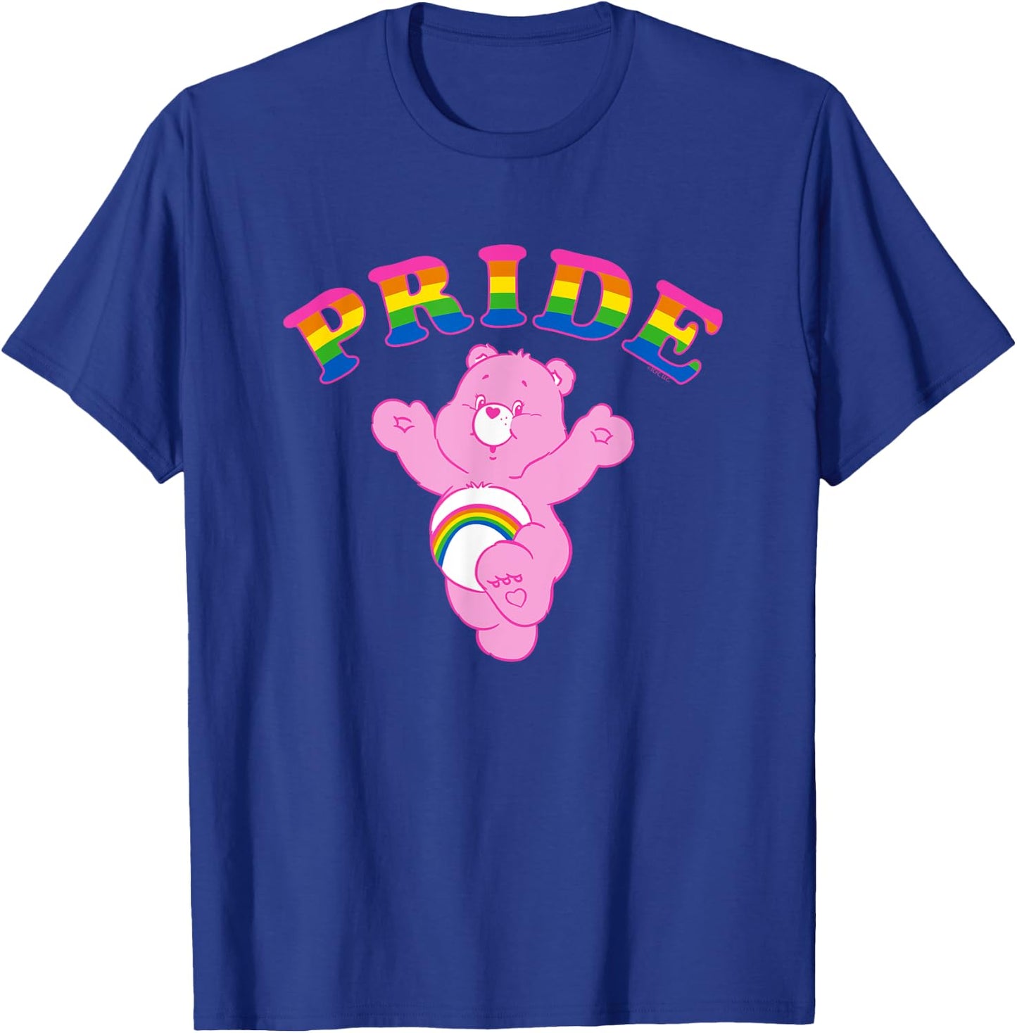 Care Bears Rainbow Pride Cheer Bear Retro Cartoon T-Shirt - T-Shirt | Royal