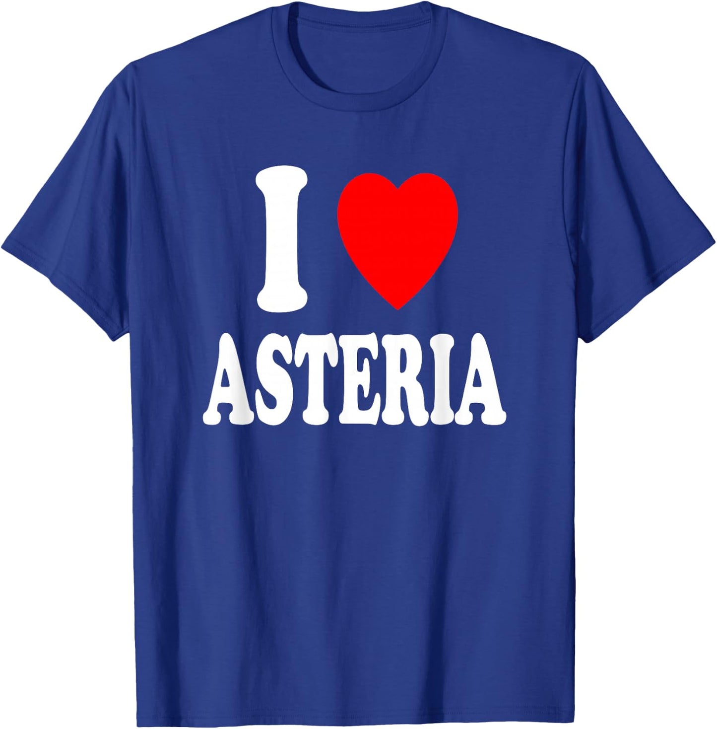 I Heart (Love) Asteria Cute Matching Couple Spouse Married T-Shirt - T-Shirt | Royal