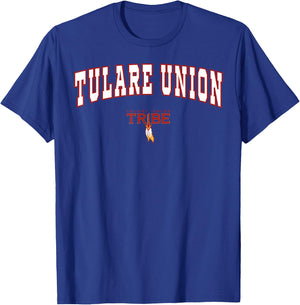 Tulare Union High School Tribe C2 T-Shirt - T-Shirt | Royal