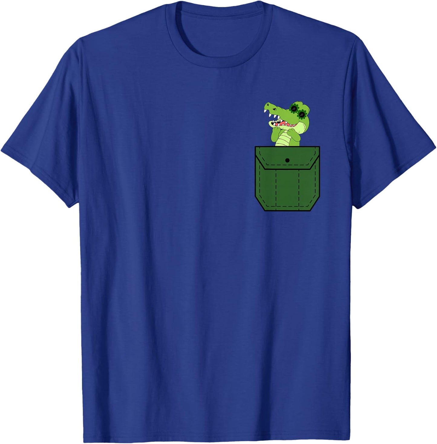 Crocodile Art Cool Kids Gator Lover Crocodile T-Shirt - T-Shirt | Royal