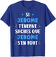 Name Si Jerome t'énerve Humour Personalised Name Jerome T-Shirt - T-Shirt | Royal