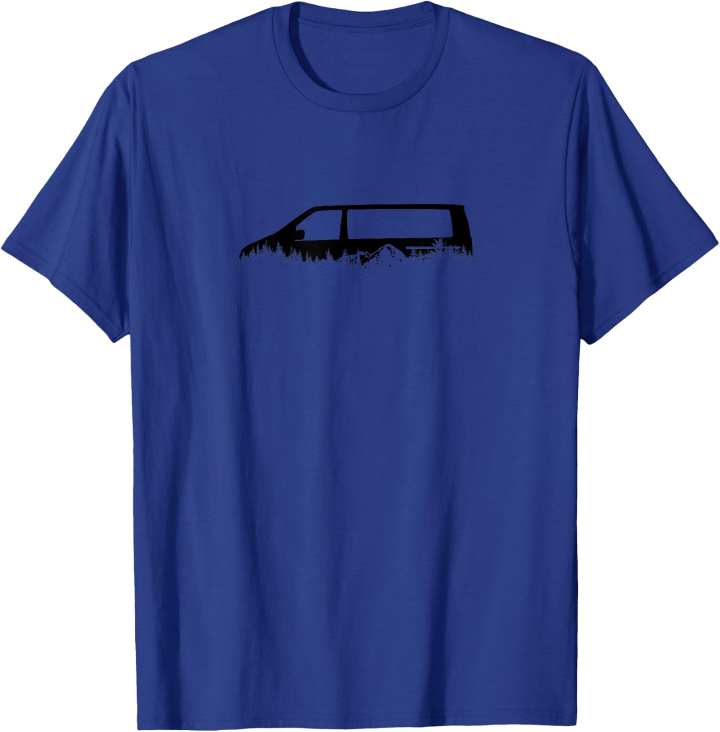 4x4 Offroad Camping T6 Außensilhouette Natur Camping 4wd T-Shirt - T-Shirt | Royal