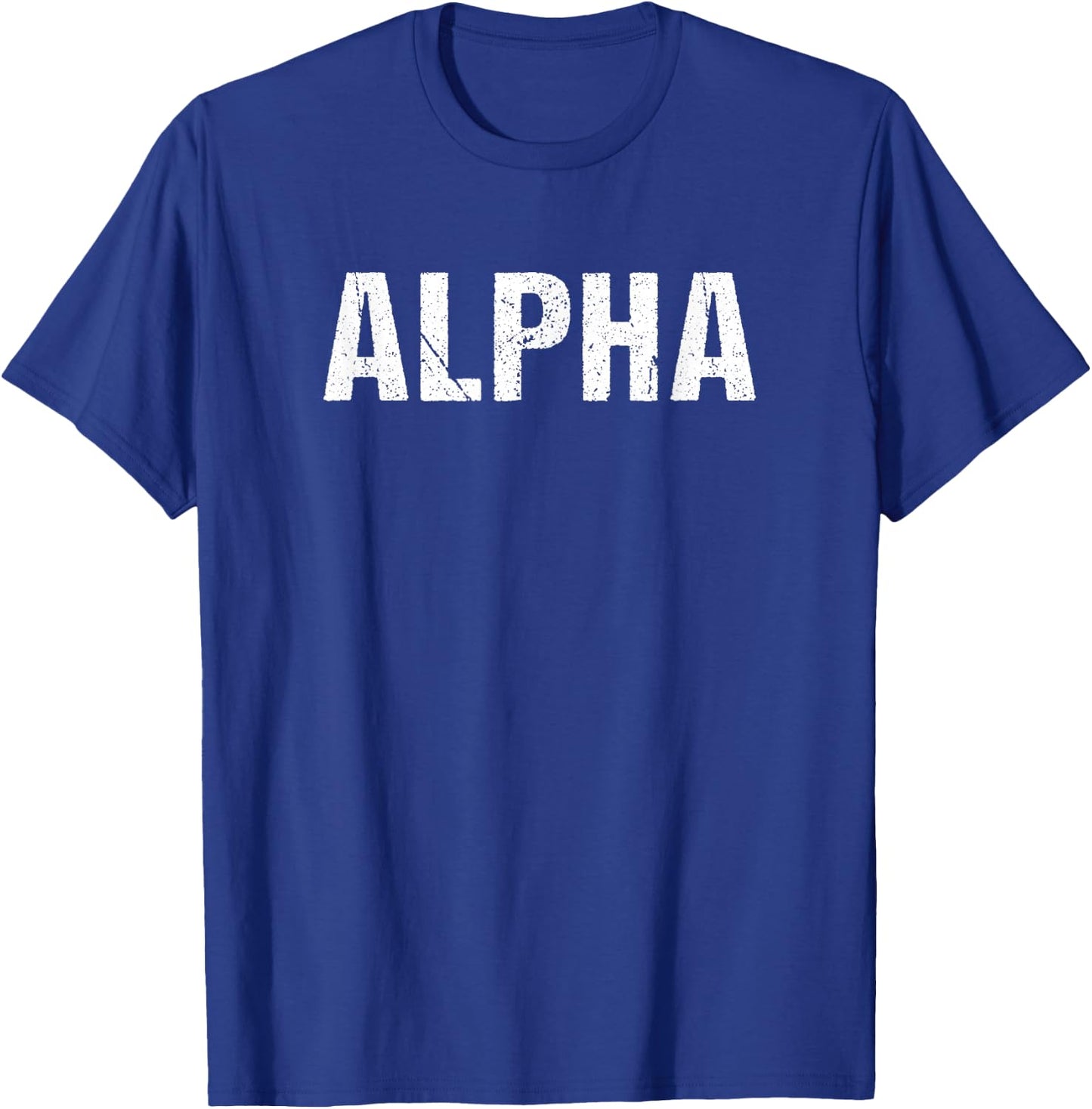 Alpha , black T-Shirt - T-Shirt | Royal