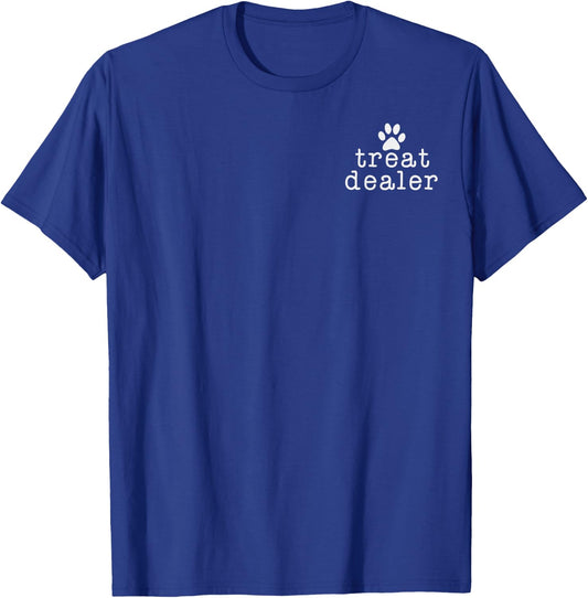 Dog Lover Treat Dealer Dog's Paw T-Shirt - T-Shirt | Royal
