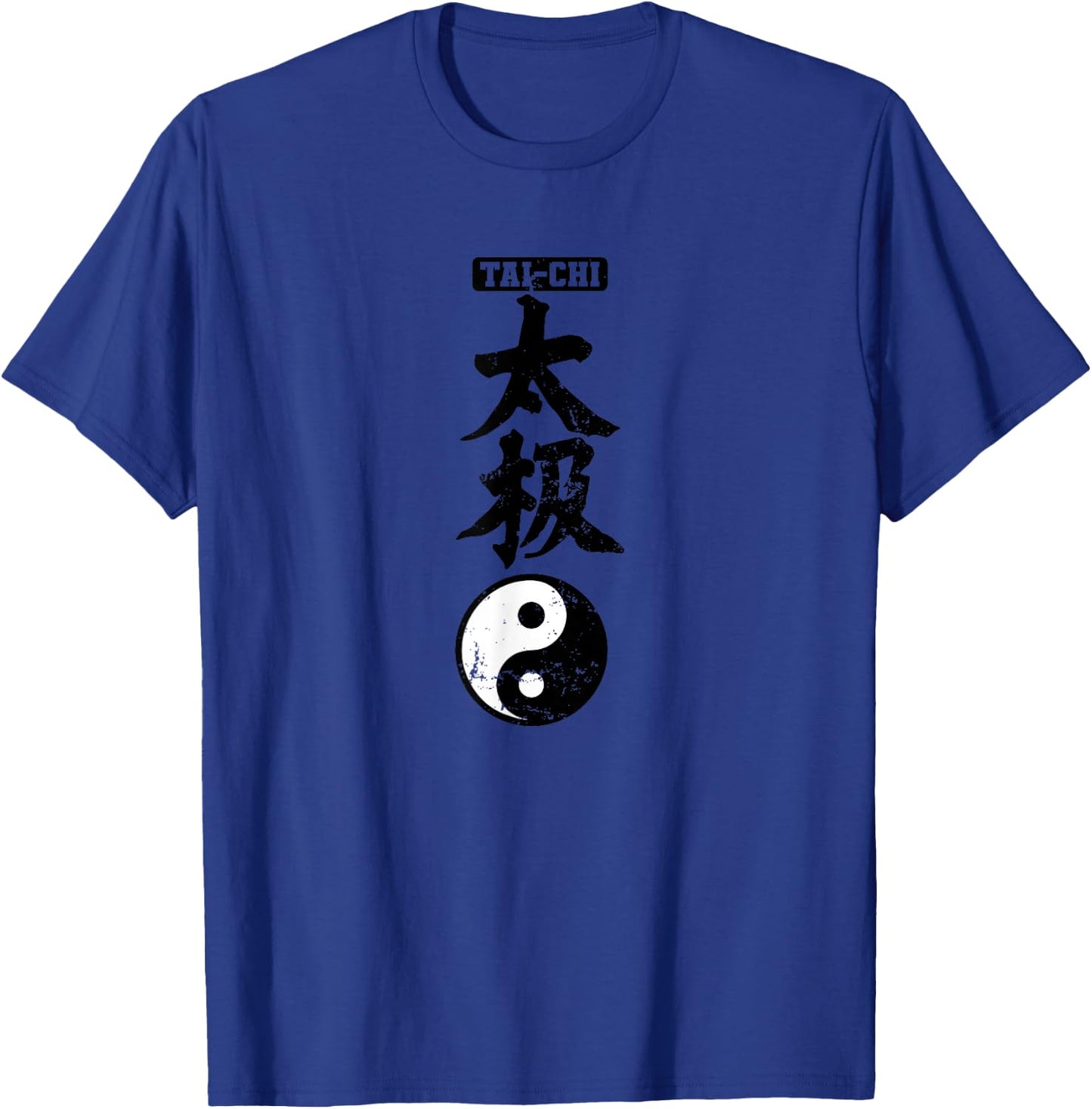 Tai Chi Chinesische Schriftzeichen Yin Yang T-Shirt - T-Shirt | Royal
