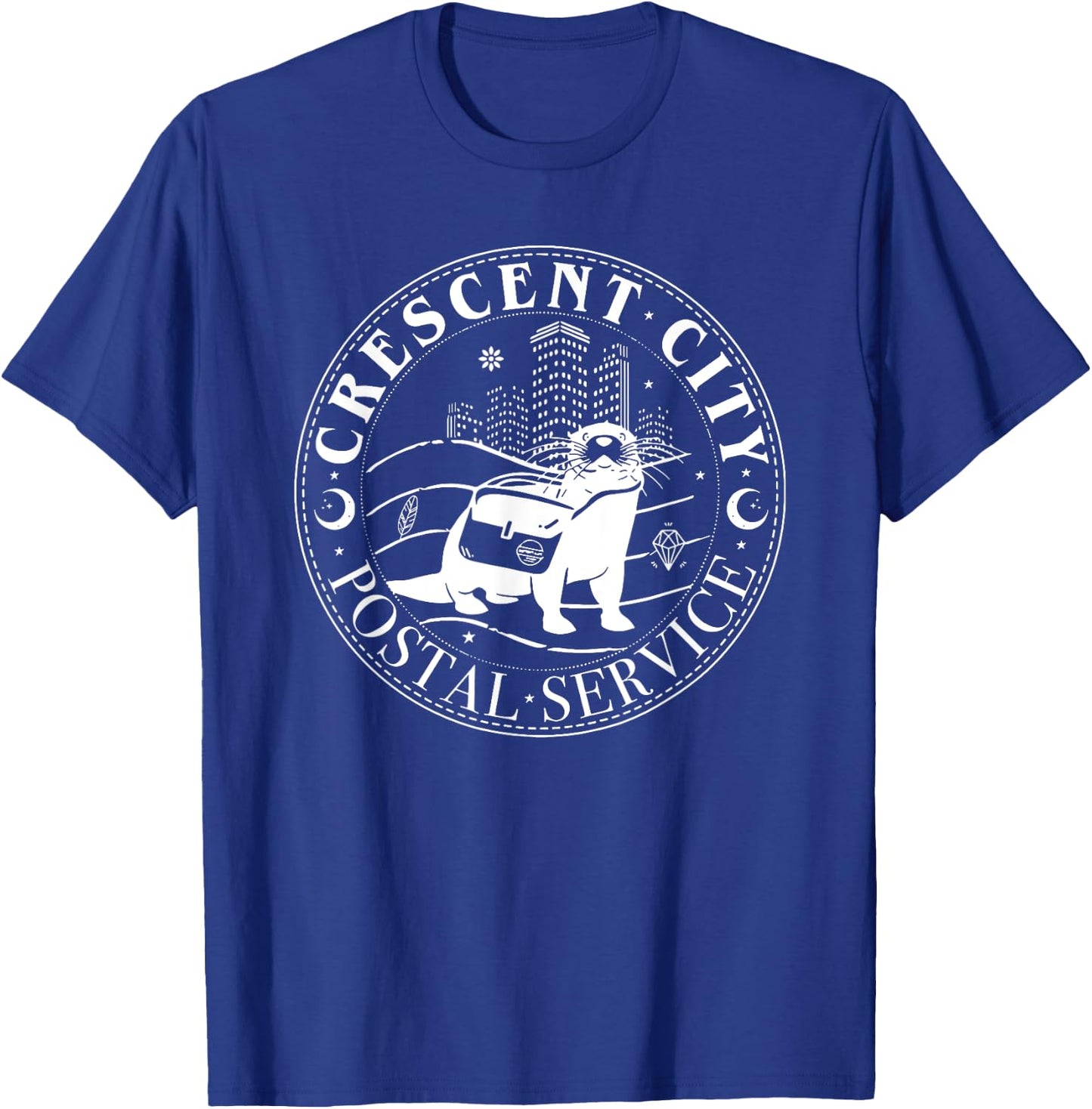 Crescent City Postal Service, Funny Crescent City Otter T-Shirt - T-Shirt | Royal