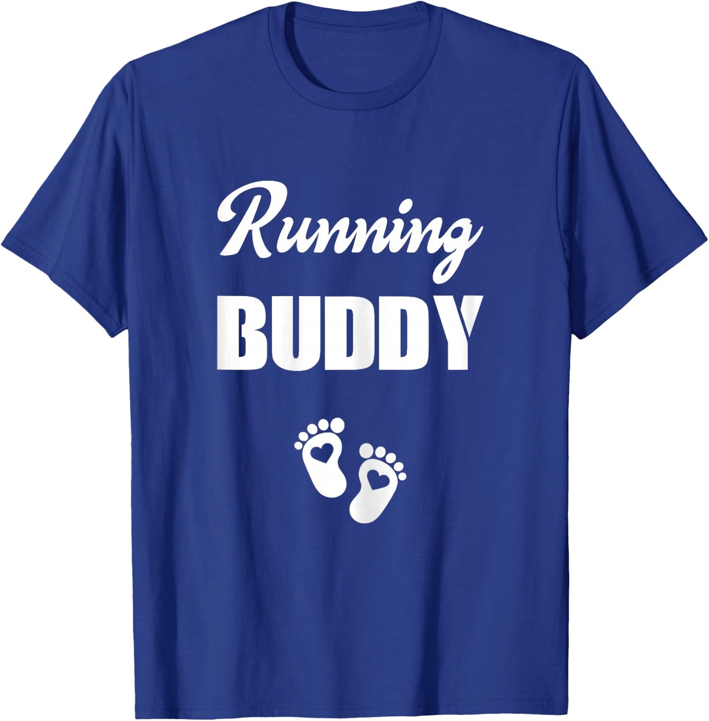 Pregnancy Announcement Gender Running Buddy Pouch Boy Girl T-Shirt - T-Shirt | Royal