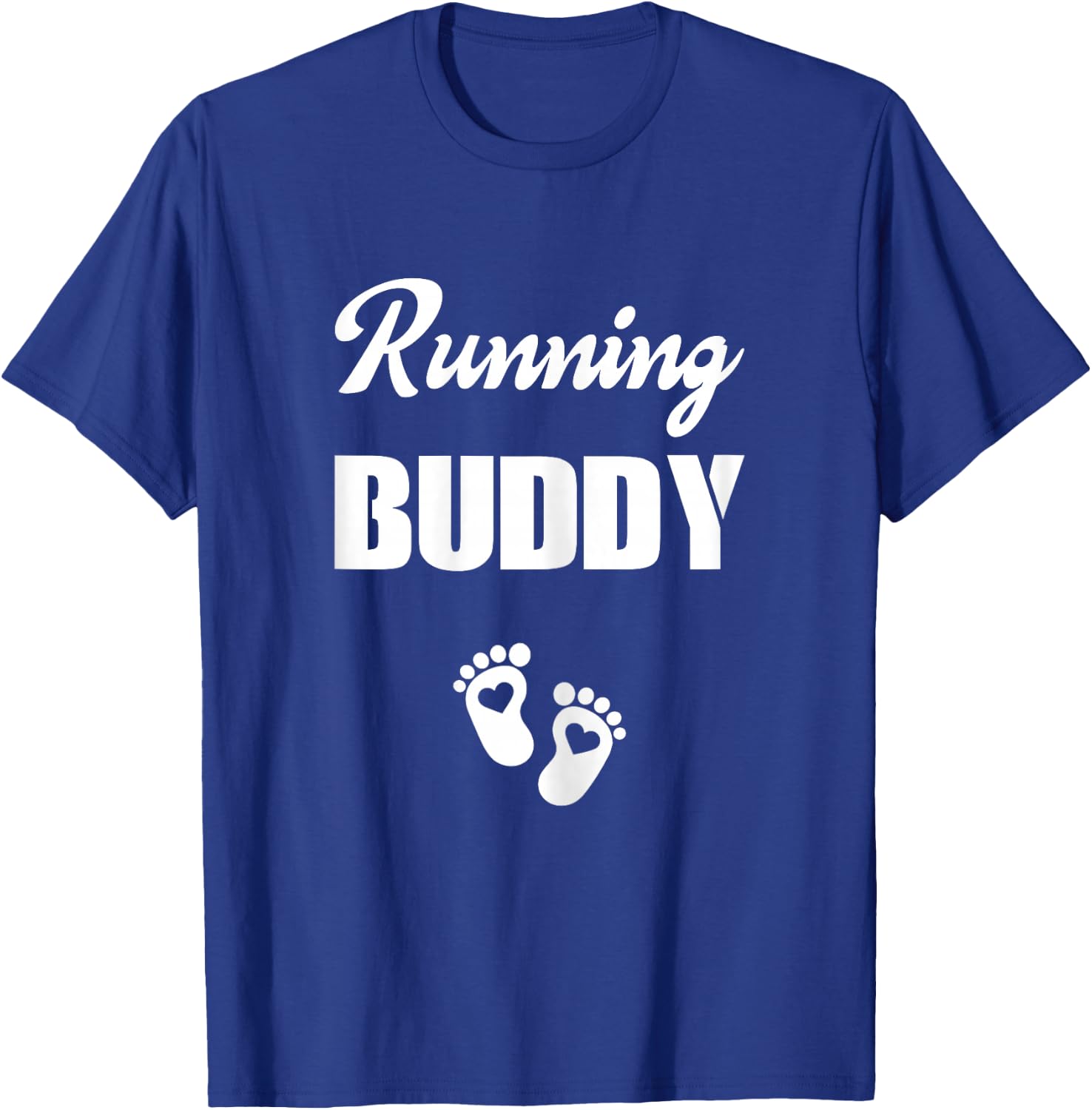 Pregnancy Announcement Gender Running Buddy Pouch Boy Girl T-Shirt - T-Shirt | Royal